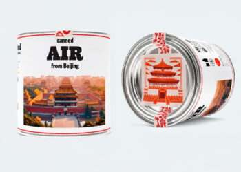 El aire enlatado de China.